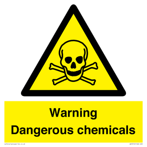 WV5312: Warning Dangerous chemicals