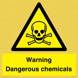 WV5312: Warning Dangerous chemicals