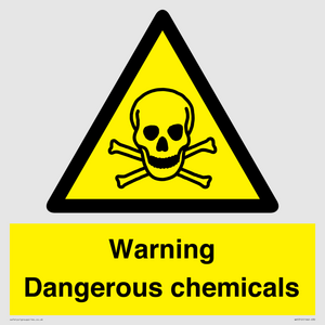 WV5312: Warning Dangerous chemicals