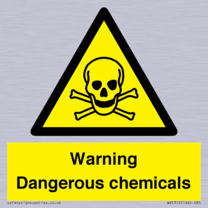 WV5312: Warning Dangerous chemicals