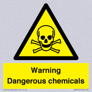 WV5312: Warning Dangerous chemicals