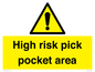 WV5332: High risk pick pocket area