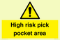 WV5332: High risk pick pocket area