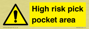 WV5332: High risk pick pocket area