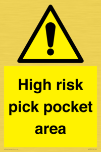 WV5332: High risk pick pocket area