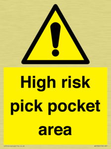 WV5332: High risk pick pocket area
