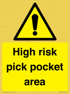 WV5332: High risk pick pocket area