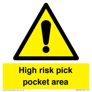 WV5332: High risk pick pocket area