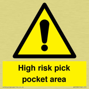 WV5332: High risk pick pocket area