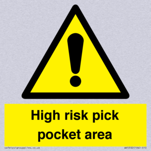 WV5332: High risk pick pocket area