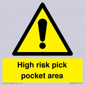 WV5332: High risk pick pocket area