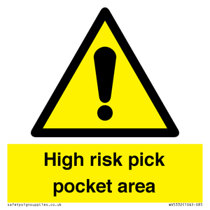 WV5332: High risk pick pocket area