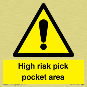 WV5332: High risk pick pocket area