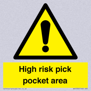 WV5332: High risk pick pocket area
