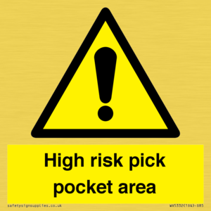 WV5332: High risk pick pocket area