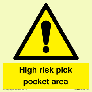 WV5332: High risk pick pocket area