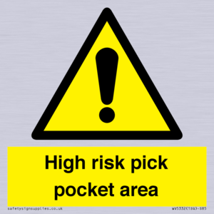 WV5332: High risk pick pocket area