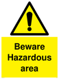 WV5336: Beware Hazardous area