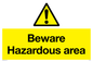 WV5336: Beware Hazardous area