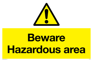 WV5336: Beware Hazardous area