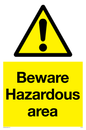 WV5336: Beware Hazardous area