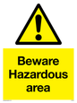 WV5336: Beware Hazardous area