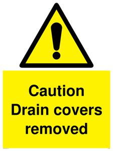 WV5338: Caution Drain covers removed