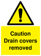 WV5338: Caution Drain covers removed