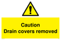 WV5338: Caution Drain covers removed