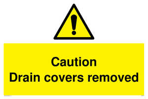WV5338: Caution Drain covers removed