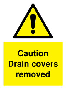 WV5338: Caution Drain covers removed