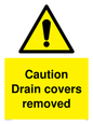 WV5338: Caution Drain covers removed
