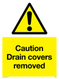 WV5338: Caution Drain covers removed