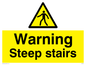 WV5357: Warning Steep stairs