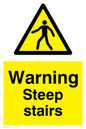 WV5357: Warning Steep stairs