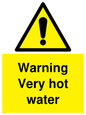 WV5359: Warning Very hot water