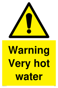 WV5359: Warning Very hot water