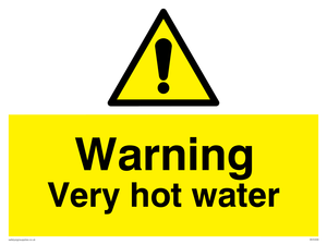 WV5359: Warning Very hot water
