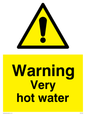WV5359: Warning Very hot water
