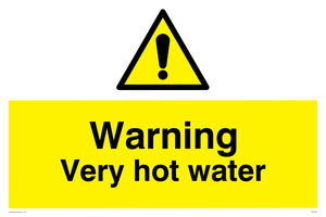 WV5359: Warning Very hot water