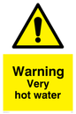 WV5359: Warning Very hot water