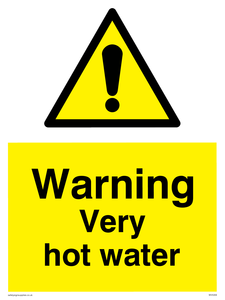 WV5359: Warning Very hot water