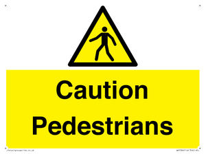 WV5366: Caution Pedestrians