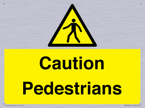 WV5366: Caution Pedestrians