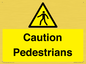 WV5366: Caution Pedestrians