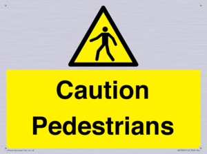 WV5366: Caution Pedestrians