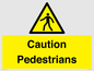 WV5366: Caution Pedestrians