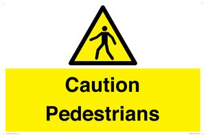 WV5366: Caution Pedestrians