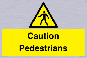 WV5366: Caution Pedestrians