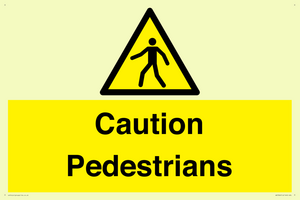 WV5366: Caution Pedestrians